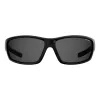 POLAROID PLD7029S807 Unisex Sport Sunglasses - Polarized Grey Lens - Black Frame