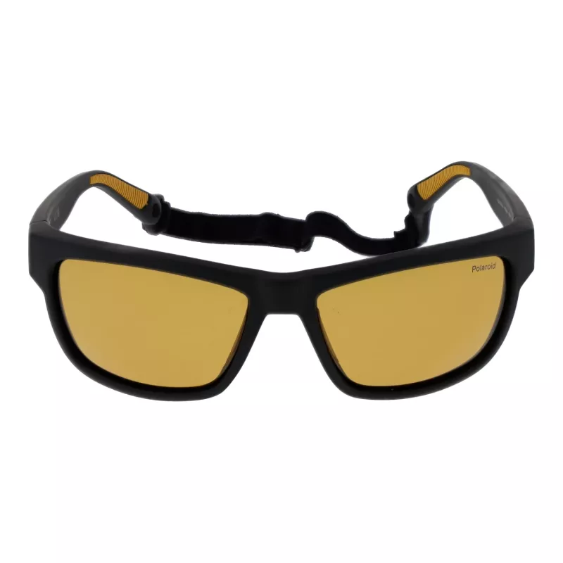 Polaroid PLD7031S59PGC Men's Sport Sunglasses - Black Frame Grey Polarized Lens 59mm