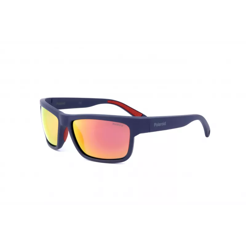 Polaroid PLD7031S8RU Men's Polarized Sunglasses - Black Frame Grey Lens 59mm