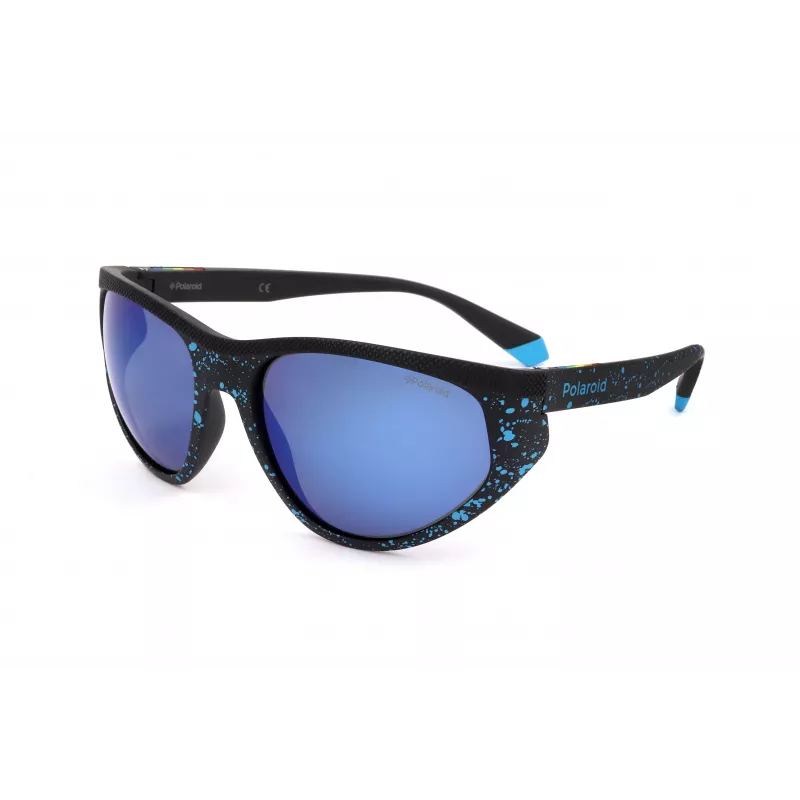 POLAROID PLD7032-S-S6F Unisex Rectangular Sunglasses Havana Brown Polarized