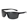 Polaroid PLD7036S63807 Unisex Rectangular Sunglasses - Black Frame Grey Lens