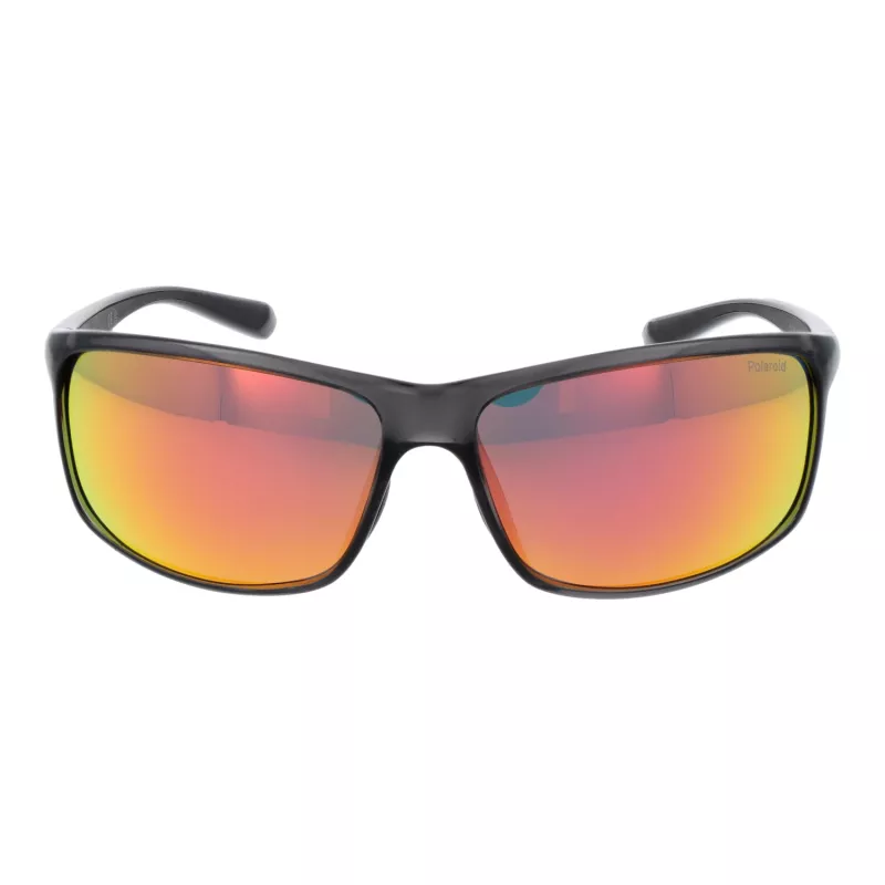 Polaroid PLD7036S63KB7 Unisex Pilot Sunglasses - Black Frame Grey Polarized Lens 63mm
