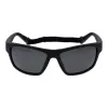 POLAROID PLD7037S60807 Unisex Pilot Sunglasses - Grey Lens - Black Frame