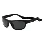 POLAROID PLD7037S60807 Unisex Pilot Sunglasses - Grey Lens - Black Frame
