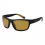 POLAROID PLD7037S60PGC Unisex Rectangular Sunglasses - Black Frame, Grey Polarized Lens, 60/16/140 mm