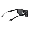 POLAROID PLD7040S5908A Men's Rectangular Polarized Sunglasses - Grey Frame Grey Lens 59mm