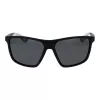 POLAROID PLD7040S5908A Men's Rectangular Polarized Sunglasses - Grey Frame Grey Lens 59mm
