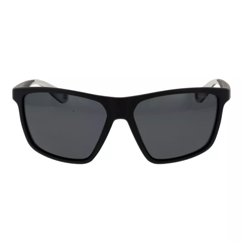 POLAROID PLD7040S5908A Men's Rectangular Polarized Sunglasses - Grey Frame Grey Lens 59mm