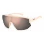 Polaroid PLD7047SZ1P Unisex Shield Sunglasses - Black Frame Grey Polarized Lens 99mm