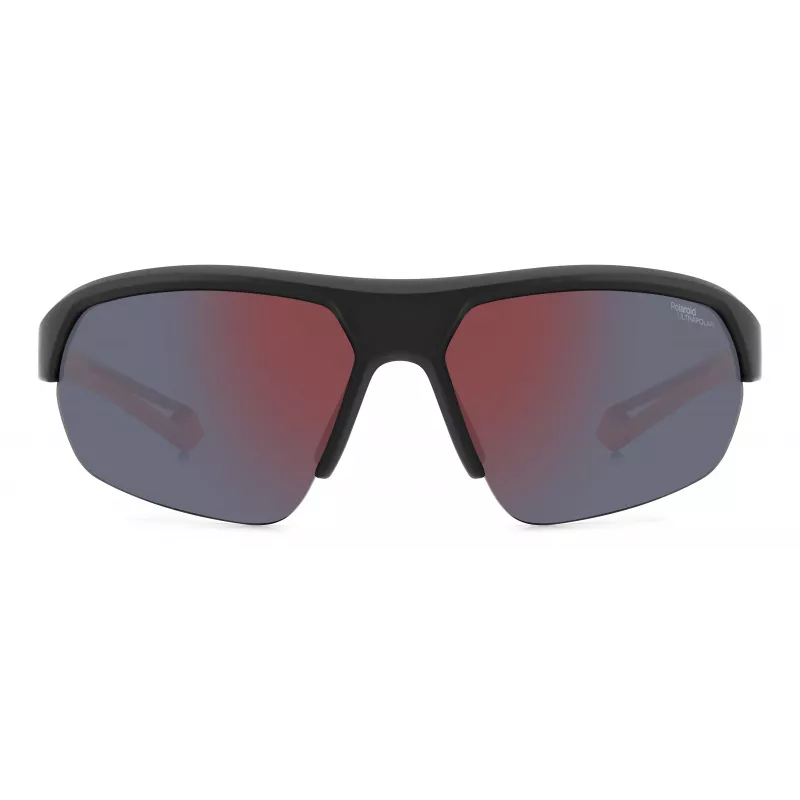 Polaroid PLD7048S8LZG6 Unisex Pilot Sunglasses - Grey Lens, Black Frame