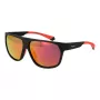 POLAROID PLD7053S60BLX Men's Sunglasses - Polarized Grey Lens - Black Frame - 60/12/140 mm