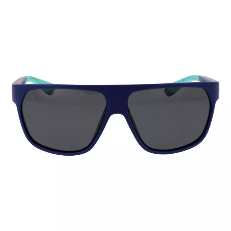 Polaroid PLD7053S60FLL Men's Rectangular Sunglasses - Black/Grey Frame - Polarized Grey Lenses - 60/12/140 mm
