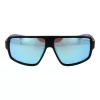 Polaroid PLD7054S610VK Men's Rectangular Polarized Sunglasses - Black Frame Grey Lens 61mm