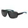 Polaroid PLD7054S61DLD Men's Rectangular Sunglasses - Black Frame Grey Lens
