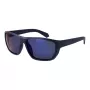 Polaroid PLD7057S60FLL Men's Rectangular Polarized Sunglasses - Black Frame Grey Lens