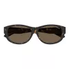 Polaroid PLD9020S086 Unisex Sunglasses Havana Square Plastic Frame Brown Polarized Lens