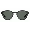 POLAROID Unisex PLD6042S807M9 Sunglasses - Square Full Rim Plastic Frame with Polarized Grey Lenses - UV400 Protection - 49mm Lens Width