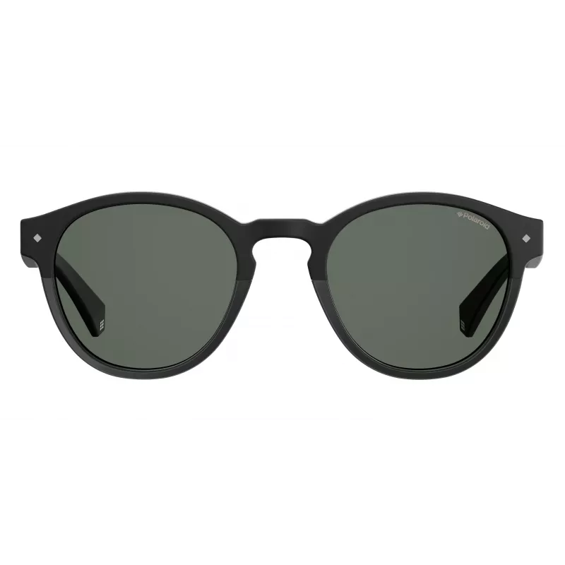 POLAROID Unisex PLD6042S807M9 Sunglasses - Square Full Rim Plastic Frame with Polarized Grey Lenses - UV400 Protection - 49mm Lens Width