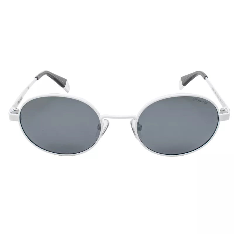 POLAROID Unisex PLD6066SVK6EX Sunglasses - Black Frame, Grey Polarized Lens, 51mm