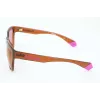 POLAROID Unisex PLD6077FS-09Q Sunglasses Polarized Rectangular Black Frame Grey Lens 58/17/140 mm
