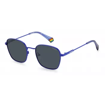 POLAROID Unisex PLD6170SGEGC3 Sunglasses - Havana Frame, Green Polarized Lens, 53mm