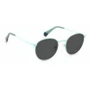 POLAROID Unisex PLD6171SMVUM9 Sunglasses - Havana Square Frame, Polarized Grey Lenses 51/20/140 mm