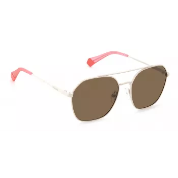 POLAROID Unisex PLD6172S10ASP Sunglasses - Black Frame Grey Lens 57mm