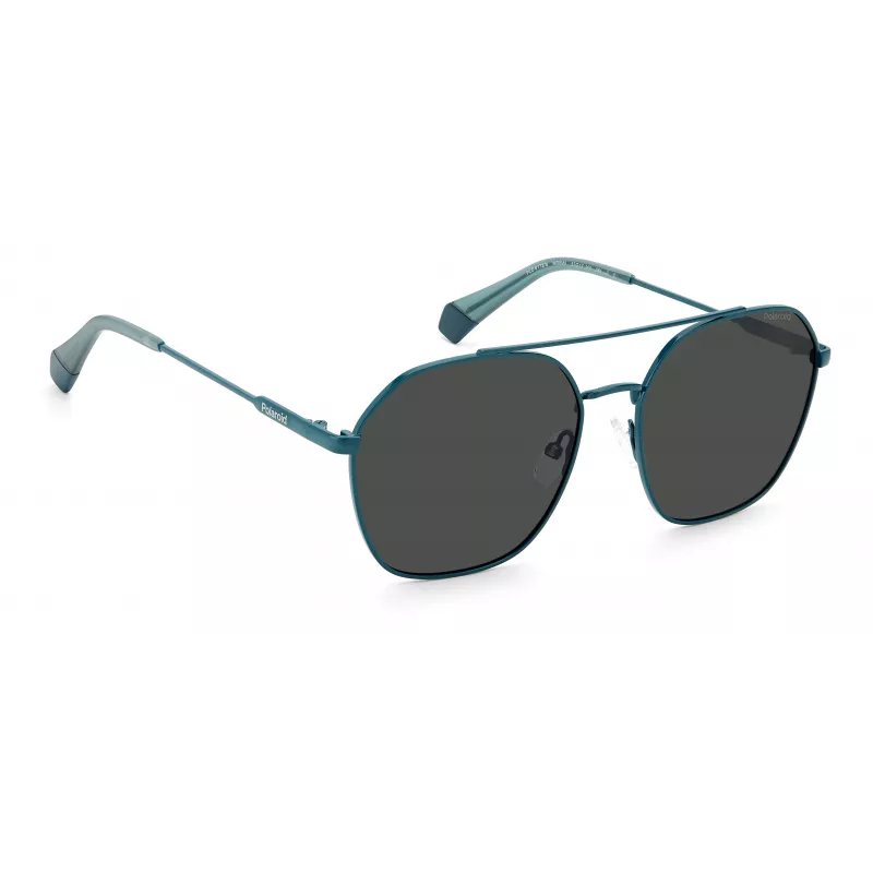 POLAROID Unisex PLD6172SMR8M9 Square Sunglasses Havana Green Polarized UV400