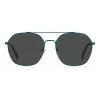 POLAROID Unisex PLD6172SMR8M9 Square Sunglasses Havana Green Polarized UV400