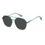POLAROID Unisex PLD6172SMR8M9 Square Sunglasses Havana Green Polarized UV400