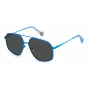 POLAROID Unisex PLD6173SMVUM9 Sunglasses - Black Frame, Grey Polarized Lens, 58mm