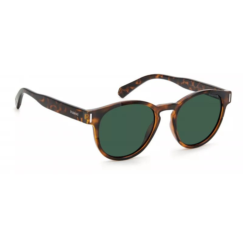 POLAROID Unisex PLD6175S086UC Sunglasses Havana Brown Polarized 51mm