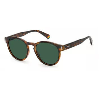 POLAROID Unisex PLD6175S086UC Sunglasses Havana Brown Polarized 51mm