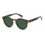 POLAROID Unisex PLD6175S086UC Sunglasses Havana Brown Polarized 51mm