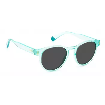 POLAROID Unisex PLD6175S5CBM9 Sunglasses Havana Grey Blue Mirror 51mm