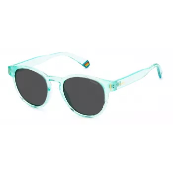 POLAROID Unisex PLD6175S5CBM9 Sunglasses Havana Grey Blue Mirror 51mm