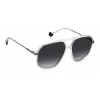 POLAROID Unisex PLD6182S900WJ Rectangular Polarized Sunglasses - Black Frame Grey Lens 59mm