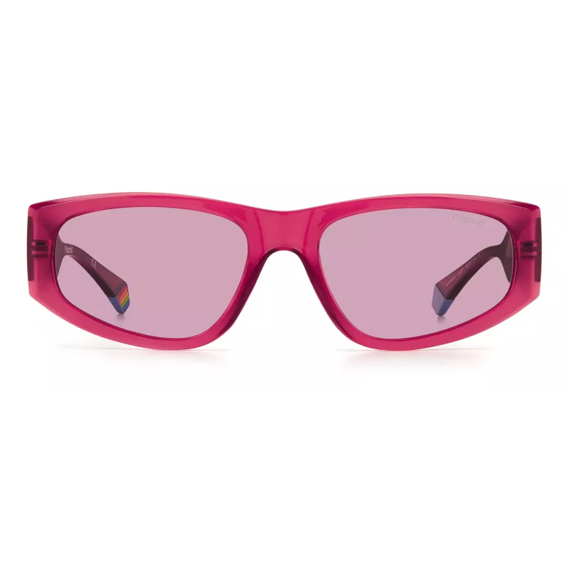 POLAROID Unisex Sunglasses PLD6169S8CQ0F Black Frame Grey Polarized Lens 55/18/140 mm