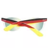 Polaroid Unisex Sunglasses S8443-CWY - Classic Square Frame, Polarized Grey Lenses, 55mm