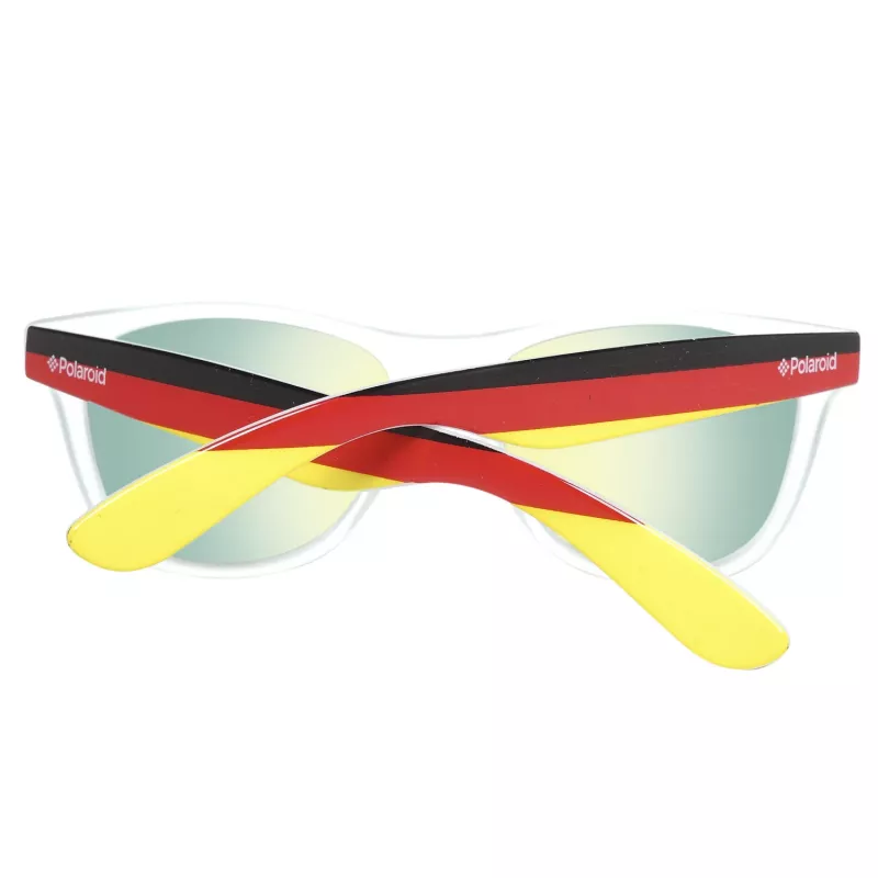 Polaroid Unisex Sunglasses S8443-CWY - Classic Square Frame, Polarized Grey Lenses, 55mm
