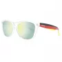 Polaroid Unisex Sunglasses S8443-CWY - Classic Square Frame, Polarized Grey Lenses, 55mm