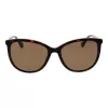 POLAROID Women's PLD4138S55086 Square Sunglasses Havana Grey 55mm