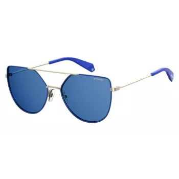 POLAROID Women's Sunglasses 6057-S-PJP-58 Polarized Havana Brown Square