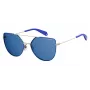 POLAROID Women's Sunglasses 6057-S-PJP-58 Polarized Havana Brown Square