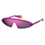 POLAROID Women's Sunglasses 6074-S-B3V-99 Oversized Square Polarized Grey Lens Black Frame