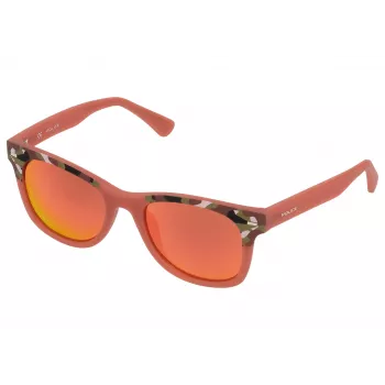 POLICE CHILDISH SK03249GECR Sunglasses for Kids - UV400 Protection, Acetate Frame, Smoke Grey Lenses