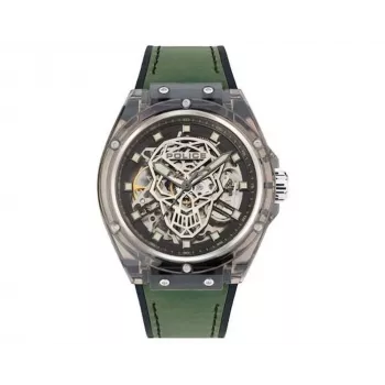 POLICE Men's Analog Quartz Watch PEWGR1592404 44mm Black Leather
