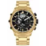 POLICE Men's Chronograph Watch PL16018JSG02M 48mm Stainless Steel Mesh Gold-tone