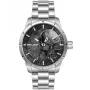 POLICE Men's PL15715JS-78M Chronograph Quartz Watch 46mm Gunmetal Dial Steel Mesh Strap