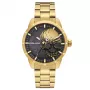 POLICE Men's PL15715JSG78M Raho Quartz Watch 46mm Stainless Steel Gold-Tone Brown Dial